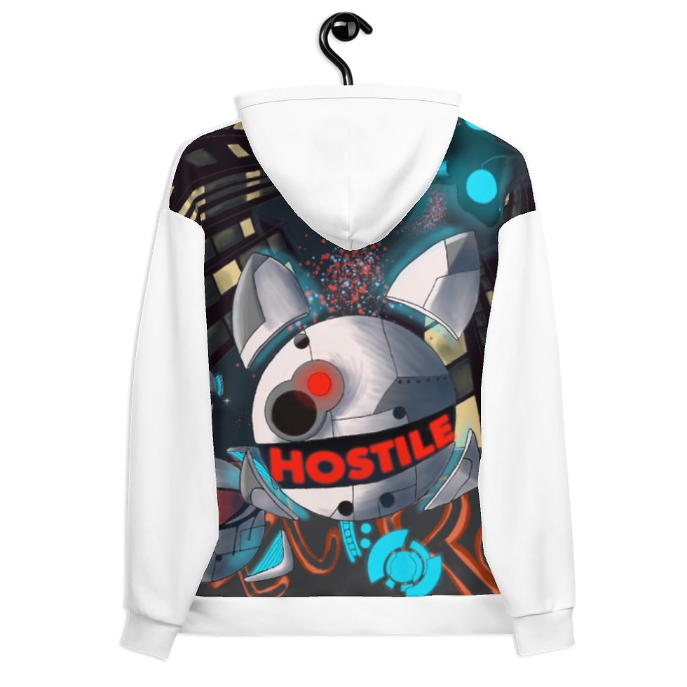 Thumbnail: Attack of the Drones All-Over Print Unisex Hoodie