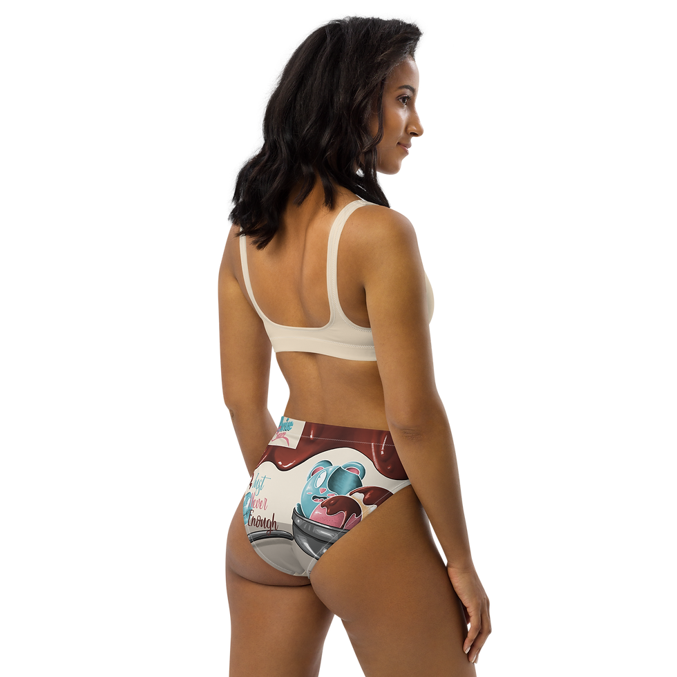 Thumbnail: ThriceCream Recycled high-waisted bikini