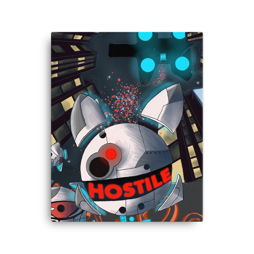 Thumbnail: Attack of the Drones Canvas