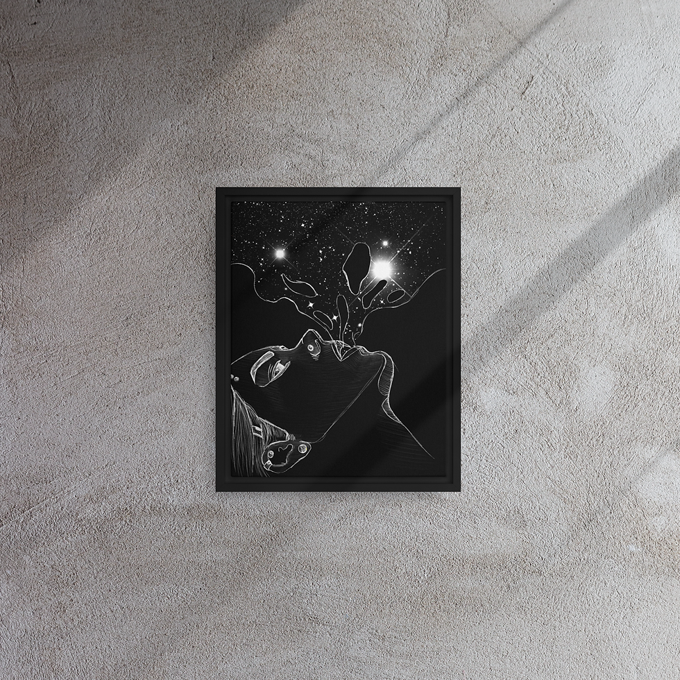 Thumbnail: Dream Walker Framed canvas