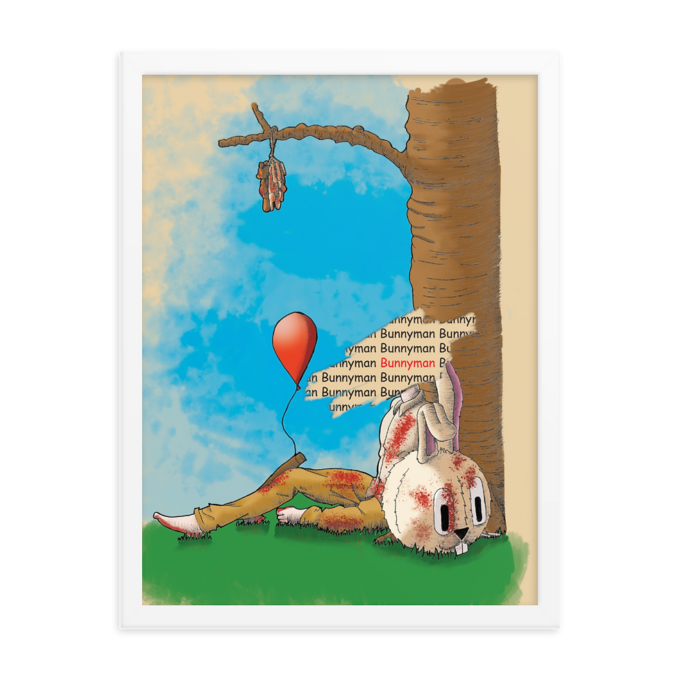 Thumbnail: BunnyMan Framed poster