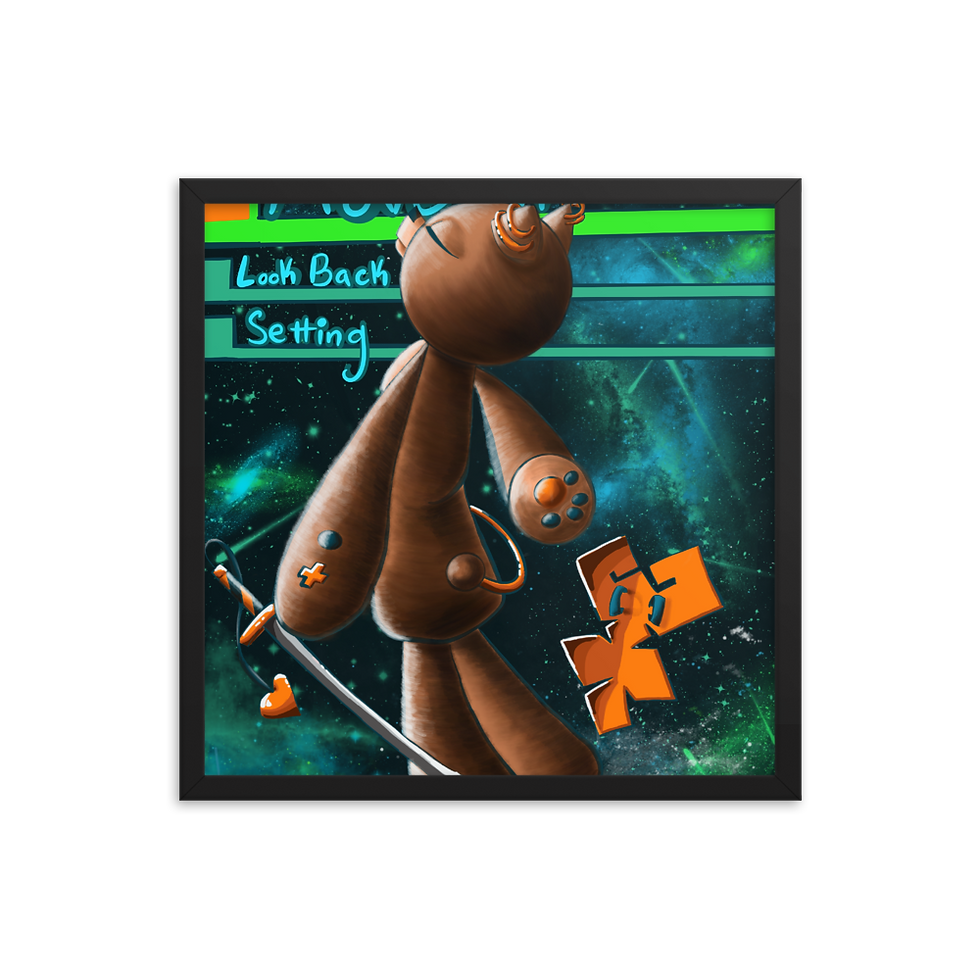 Thumbnail: Ready Player? Framed poster