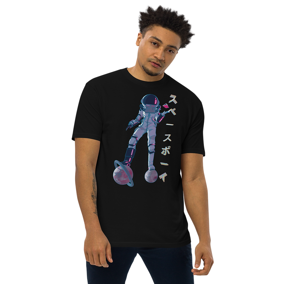 Thumbnail: SpaceBoy Men’s premium heavyweight tee