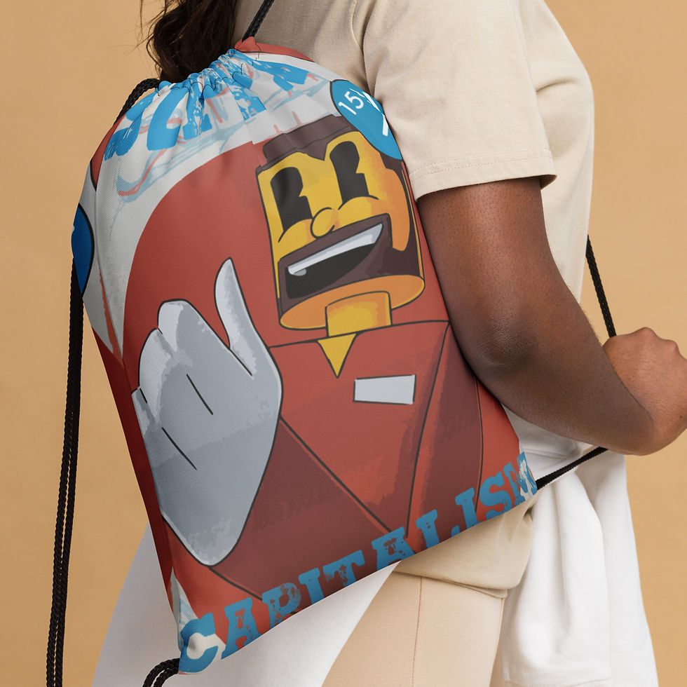 Thumbnail: Suppa Capitalism Drawstring bag