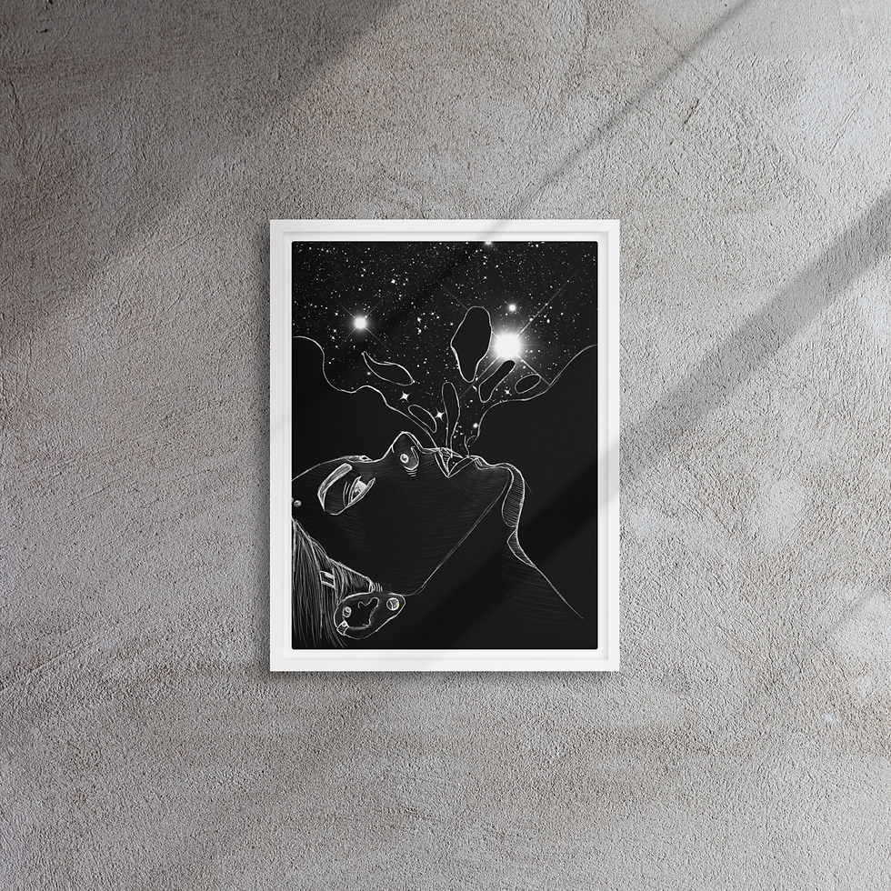 Thumbnail: Dream Walker Framed canvas