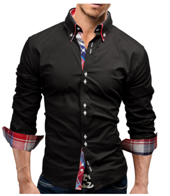 Thumbnail: Classic Inner Slim Men Shirt