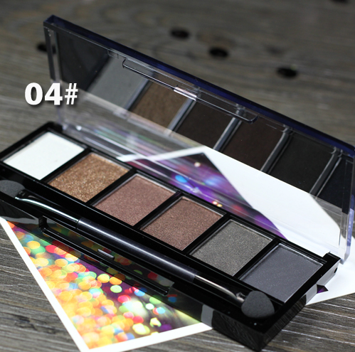 Thumbnail: S-04 Sugar Box Retro Six-Smoked Smoked Eye Shadow Make-up