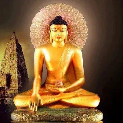 bouddha shakyamouni médite