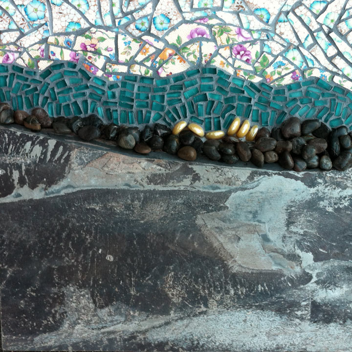 'between the cracks - sunset'