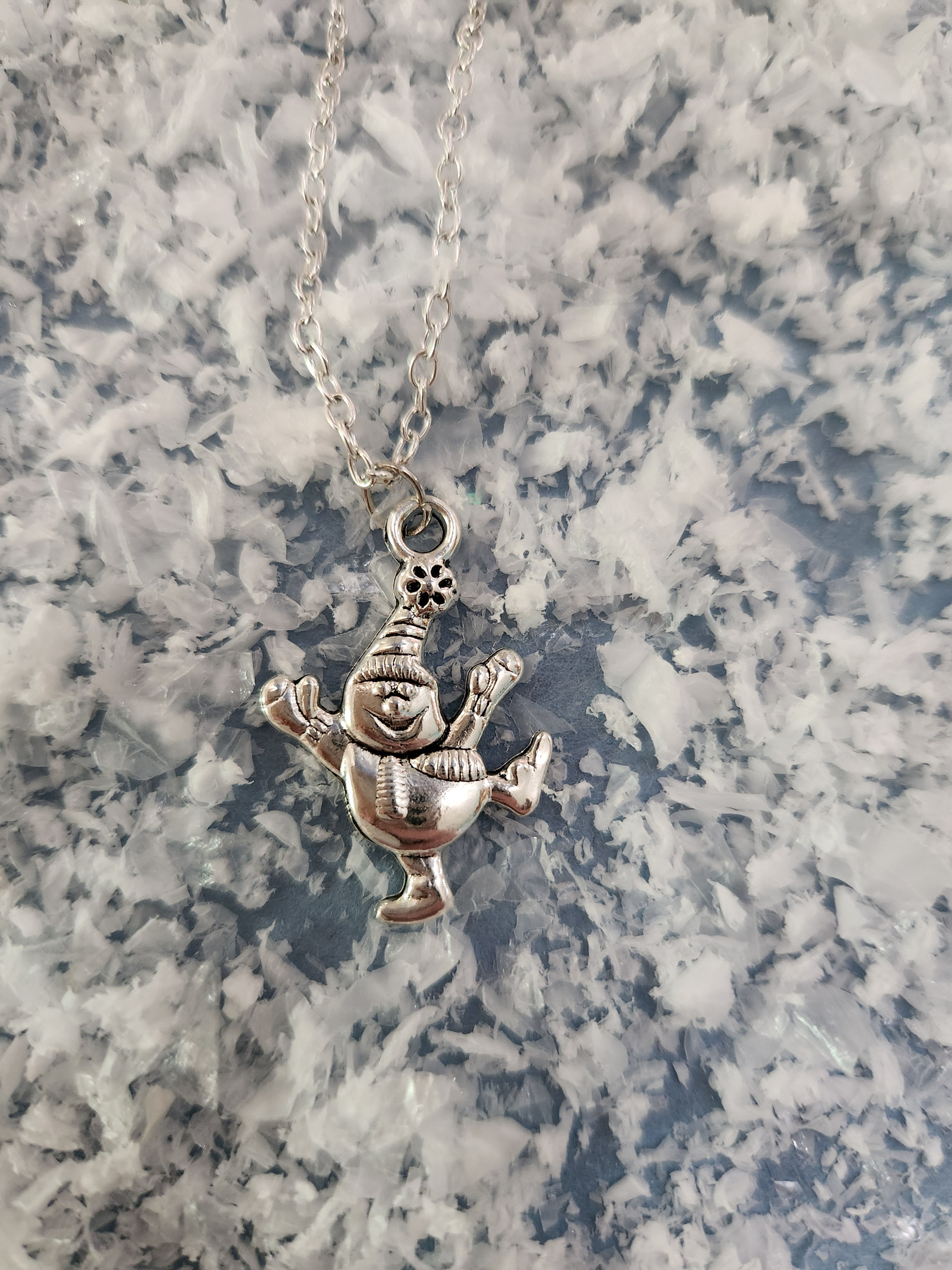 Happy Snowman Necklace 