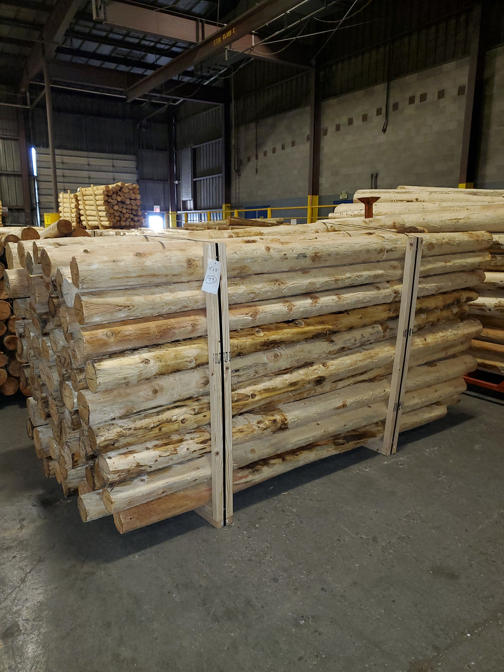 4" Peeled Cedar Fence Post CI Forest Products