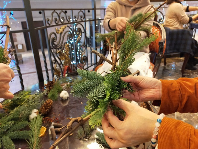 開催レポート お花屋さんと巡る お花の産地見学 クリスマスリース作りバスツアー