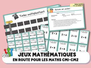 Jeux mathématiques - En route pour les Maths CM1 CM2