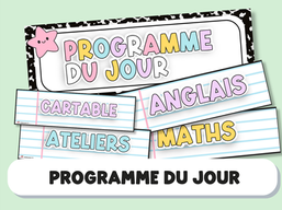 Affichage : Programme du jour