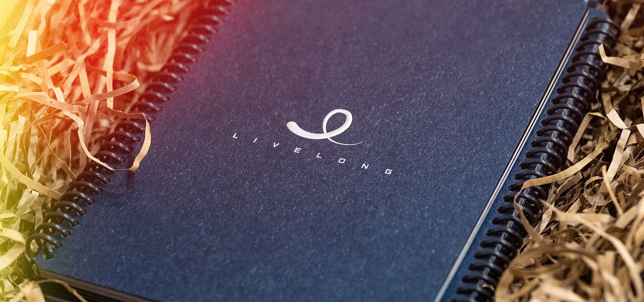 Livelong Reusable Notebook - Sustainable - Eco-Friendly - Recycled