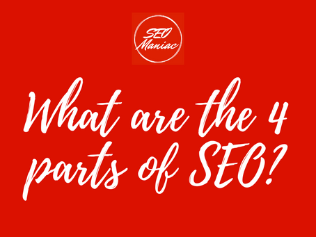 What are the 4 parts of SEO?