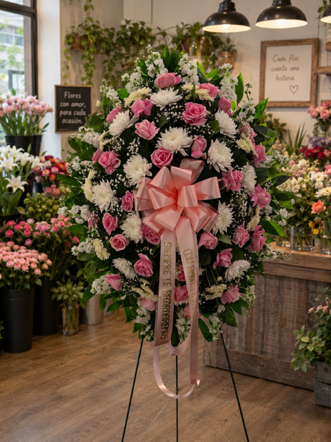 Crown White and Pink Mix