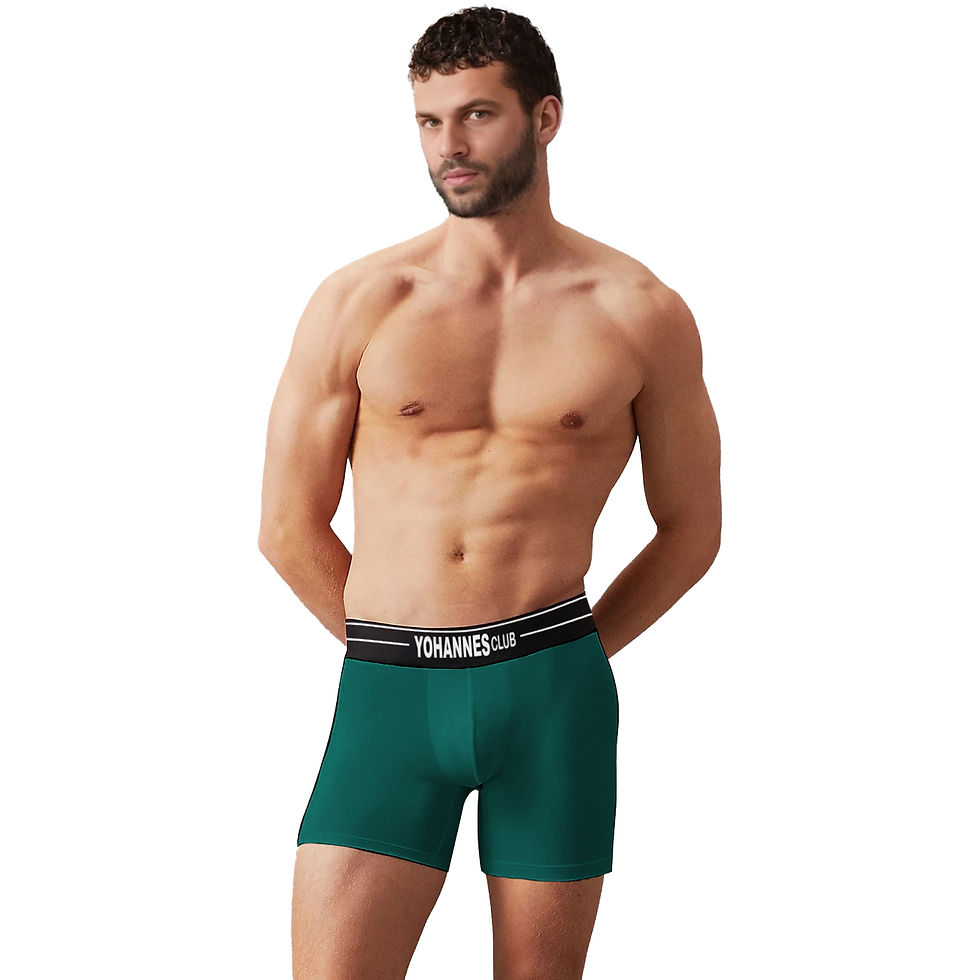 Küçük resim: Erkek Özel Anatomik Pamuklu Boxer, Bordo-Yeşil-Mavi, 3'lü Paket