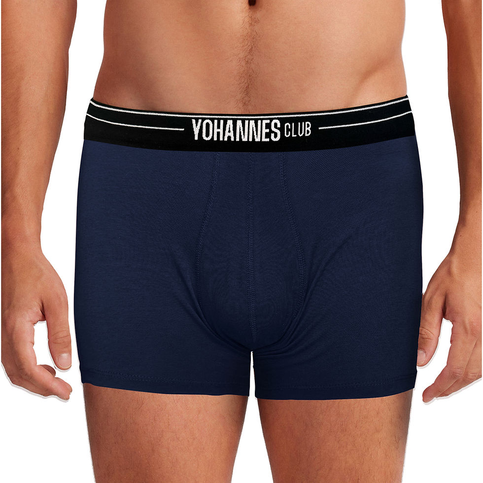 Küçük resim: Erkek Özel Anatomik Pamuklu Boxer, Lacivert, Tekli Paket