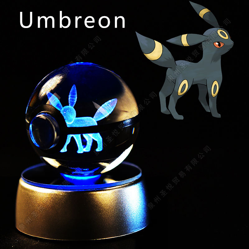 Thumbnail: Master Trainer Series: 3D Laser-Etched Crystal Pokéball LED Lamp