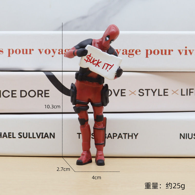 Thumbnail: Deadpool Multiverse Mini-Figure Collection– 6-Piece Desk Display Set