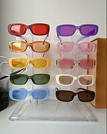 Acrylic sunglass stand for optic stores