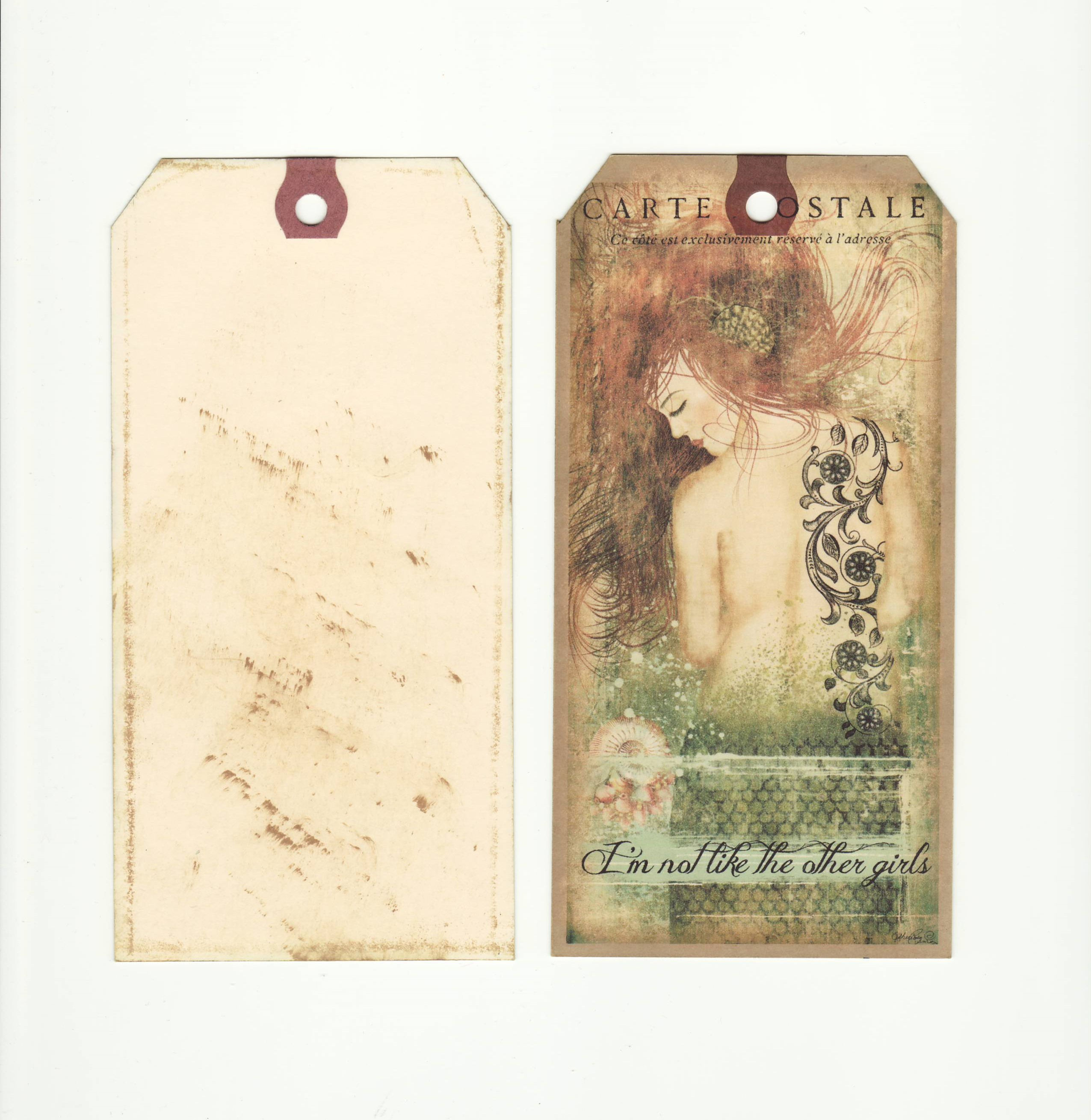 Elsewhere Studios - Not Like Other Girls Gift Tag