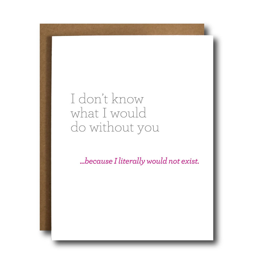 Thumbnail: The Card Bureau-"I don't know what I would do without you...."