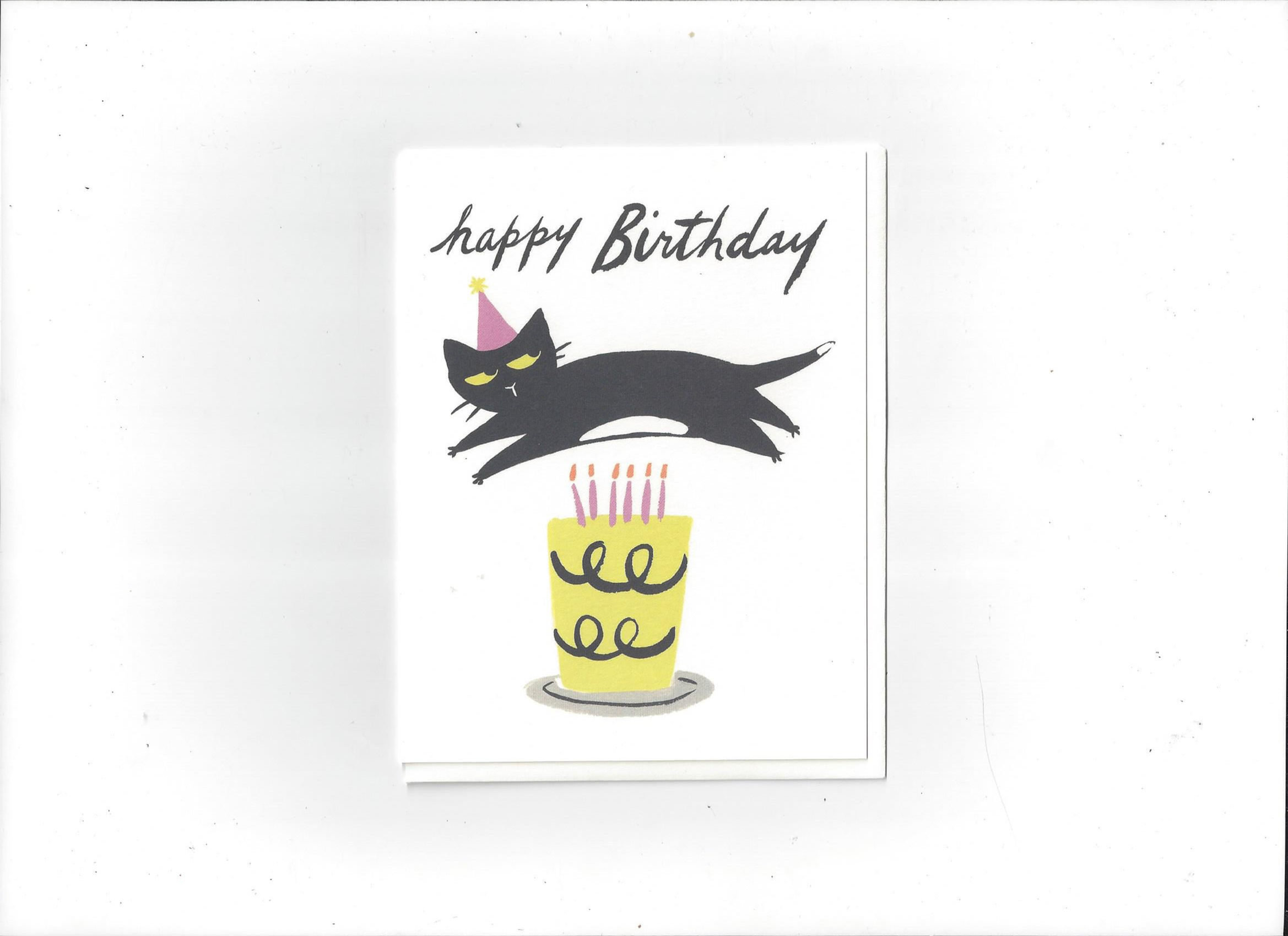 Idlewild Co - Birthday Black Cat Card