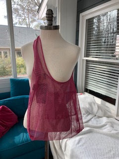 Thumbnail: Junes - Fuchsia Mesh the Short Strap Bag