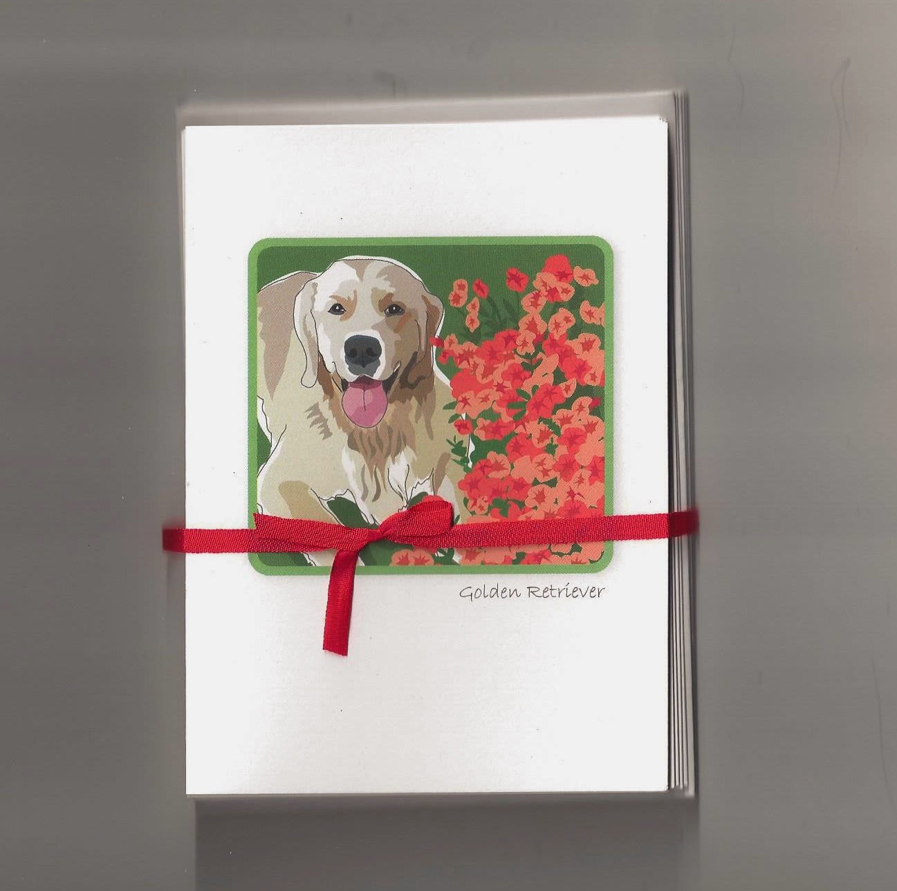 Paper Russells - Golden Retriever Notecard Set