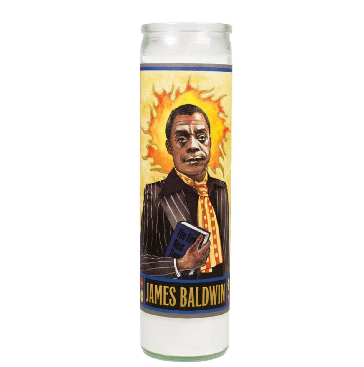 Unemployed Philosophers - James Baldwin Secular Saint Candle