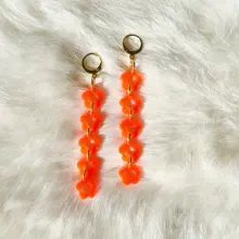 Coco's Musings- Tangerine Junko Earrings
