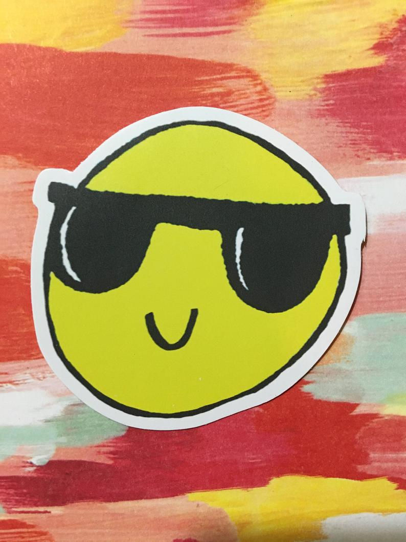 Annie Draws Stuff - Smiley Emoji Sticker