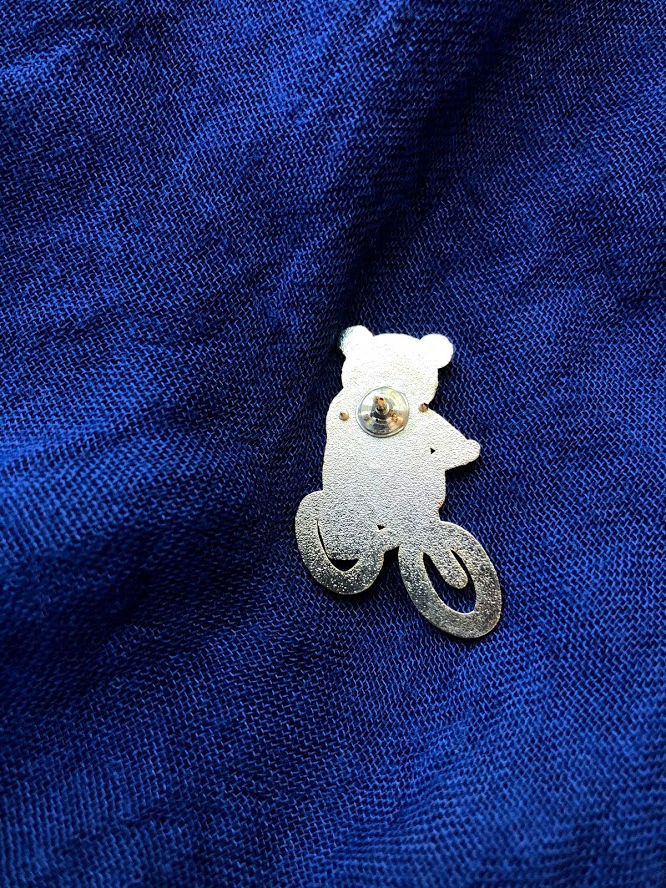 Thumbnail: Pencil Joy - Panda on Bike Pin