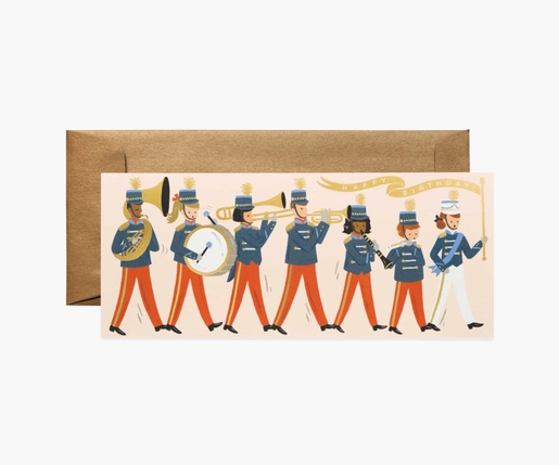 Rifle Paper Co - Marching Band Birthday No. 10 Card