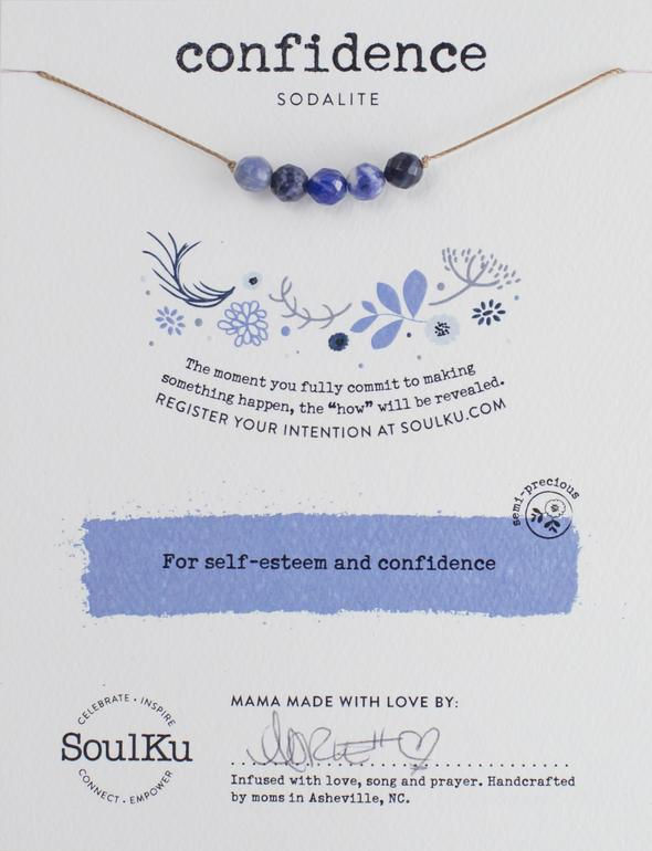 Thumbnail: Soul Ku - Sodalite for Confidence Necklace