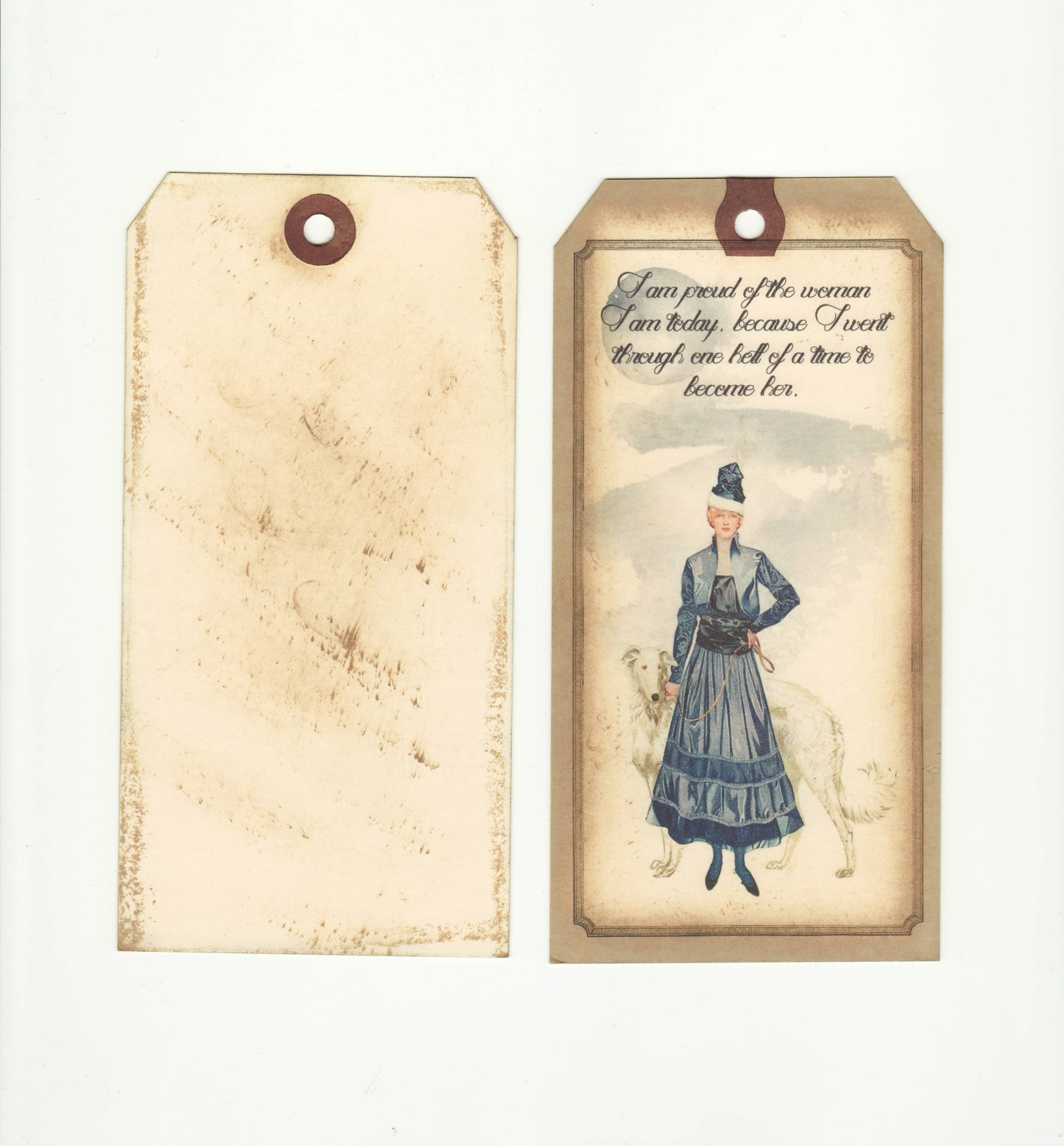 Elsewhere Studios -  The Woman I Am Today Gift Tag