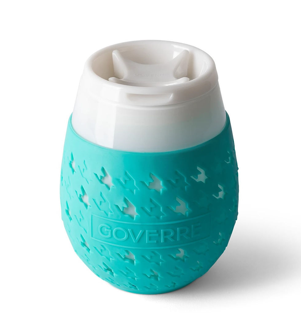Thumbnail: Goverre - Turquoise Stemless Wine Glass