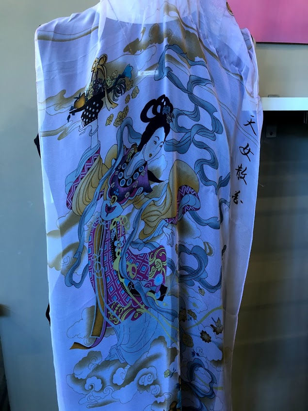 Thumbnail: Accessories By LJ - Pink Silky Pattern Scarf