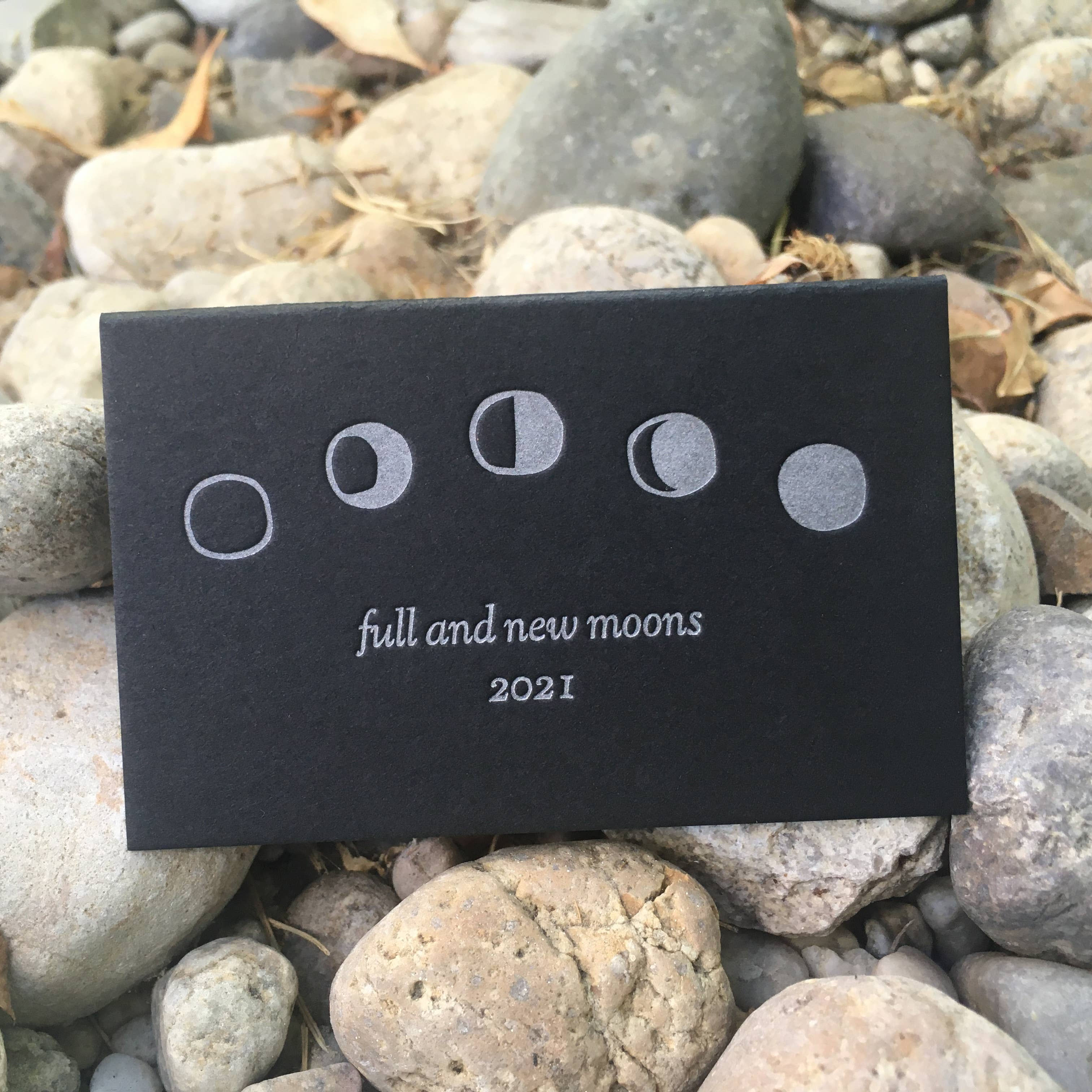 Lady Bones Print - 2021 Moon Calendar Cheat Sheet