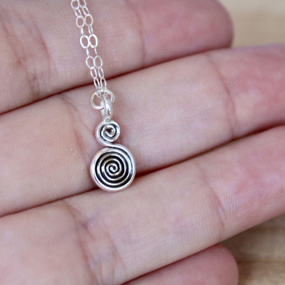 Carruthers Jewelry - Swirl Charm Necklace