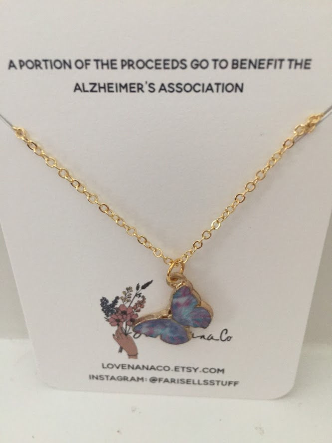 Thumbnail: LoveNanaCo - Butterfly Charm Necklace