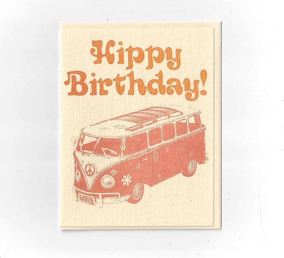 Ferdinand Ferdinand - Hippie Birthday Card