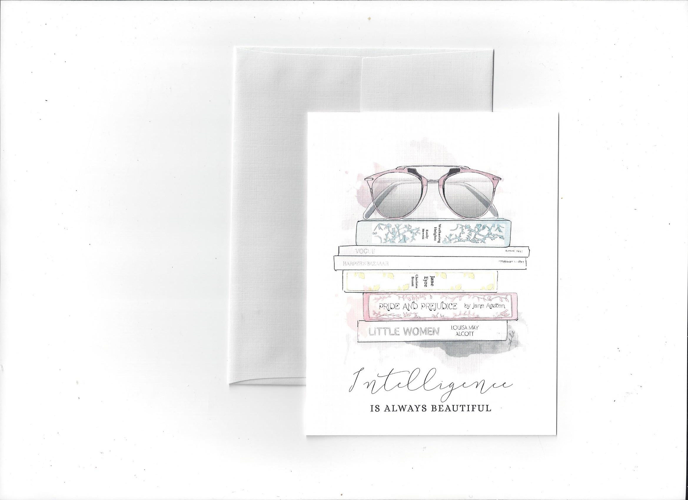Alison Gordon - Intelligence Is Always Beautiful Card