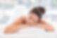 women relaxing on massage table