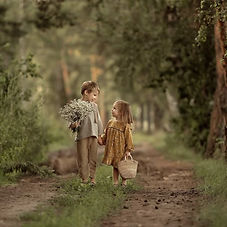 The beauty of childhood love.
