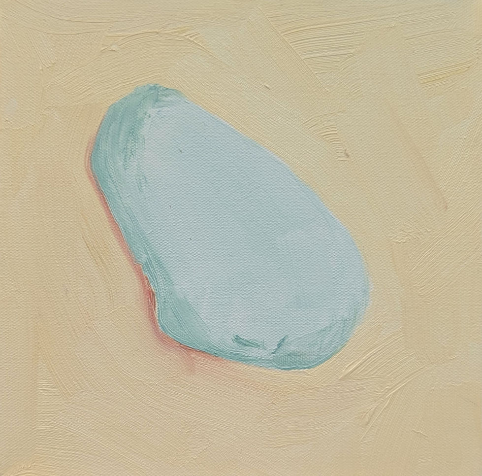 'Seaglass Study'
Oil on Canvas