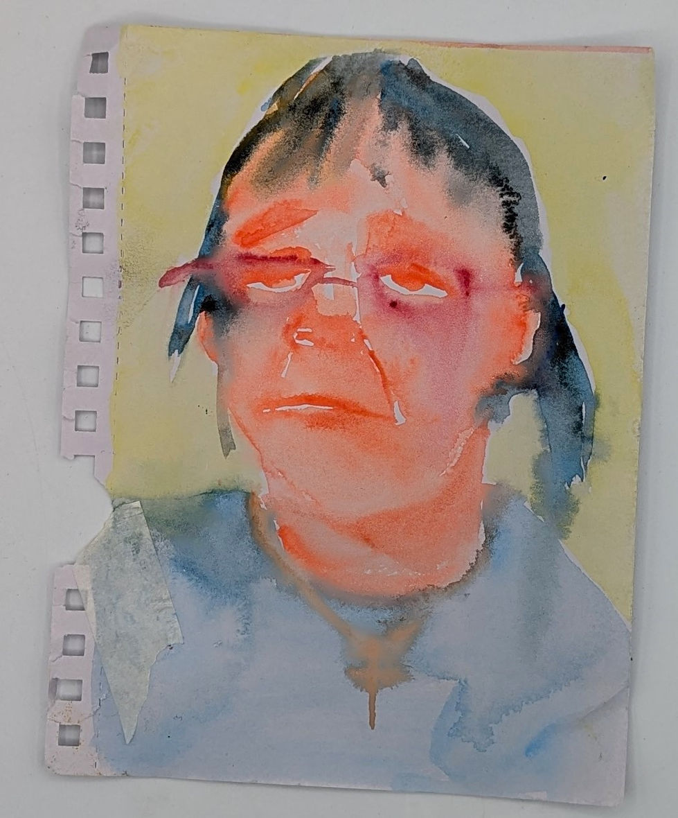 'Poor Gala'
Watercolour on Paper