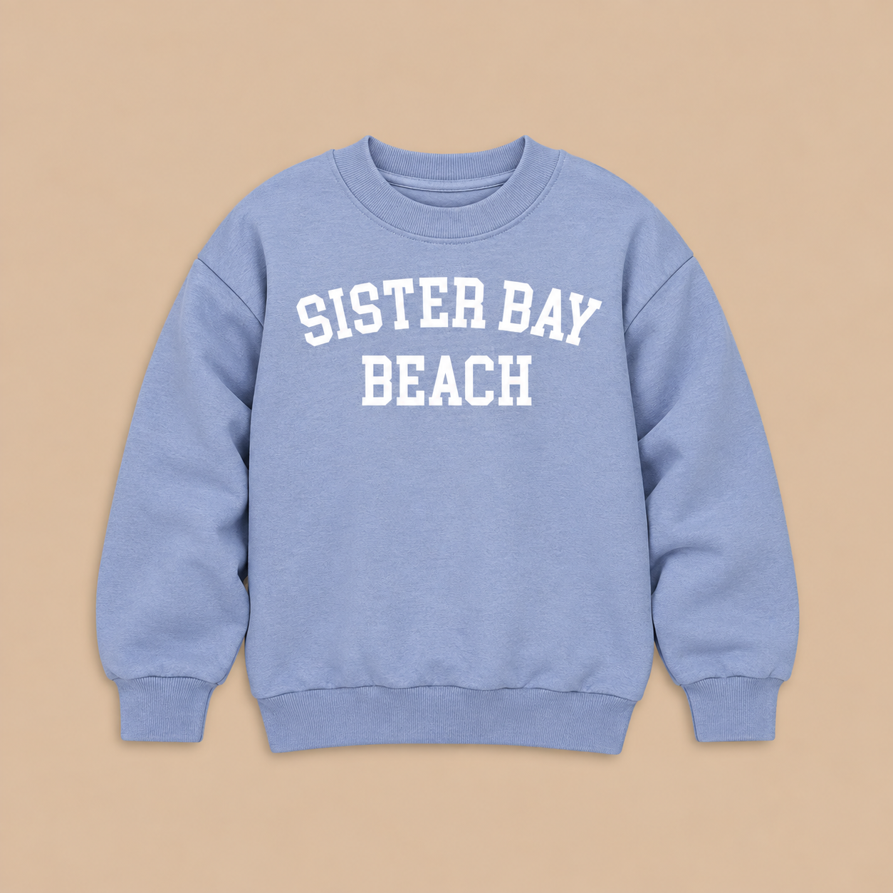 Sister Bay Beach Kids Heavy Cotton Crew